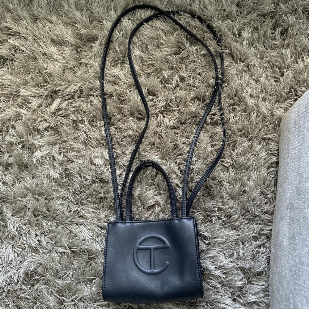 Telfar small navy blue purse NEW WITHOUT TAGS